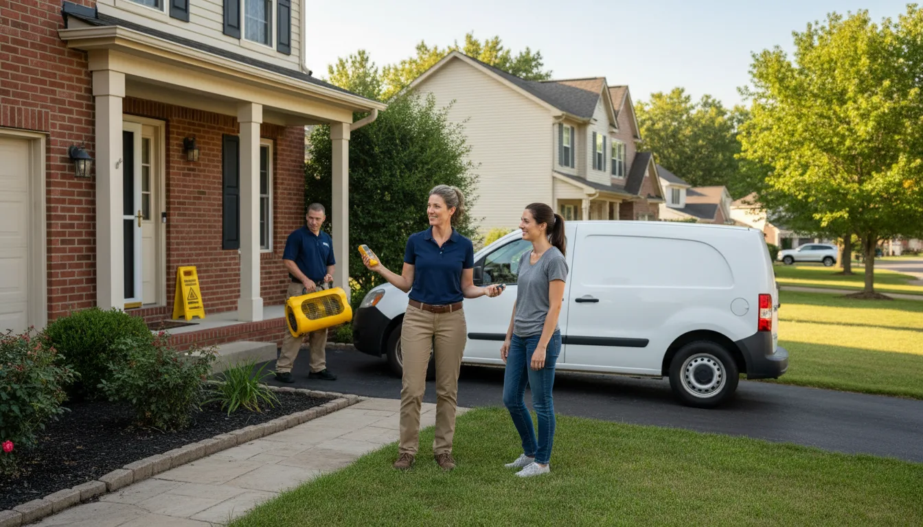 Residential water damage restoration in Helix, OR